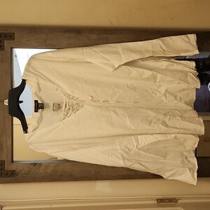 Ashley Stewart  Lace Up Front Blouse